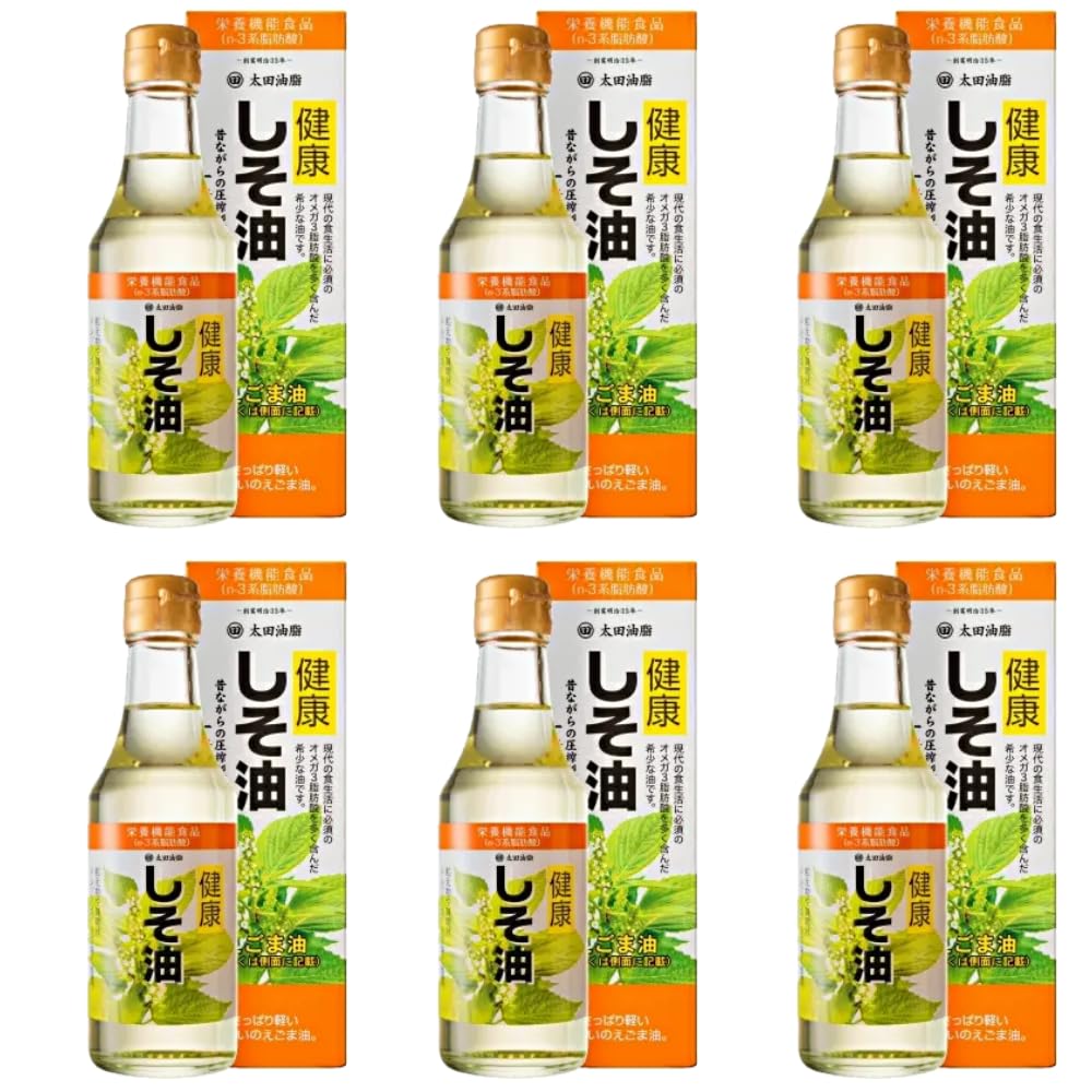 Amazon | 太田油脂 健康しそ油 一番しぼり えごま油 230g×6本 食用